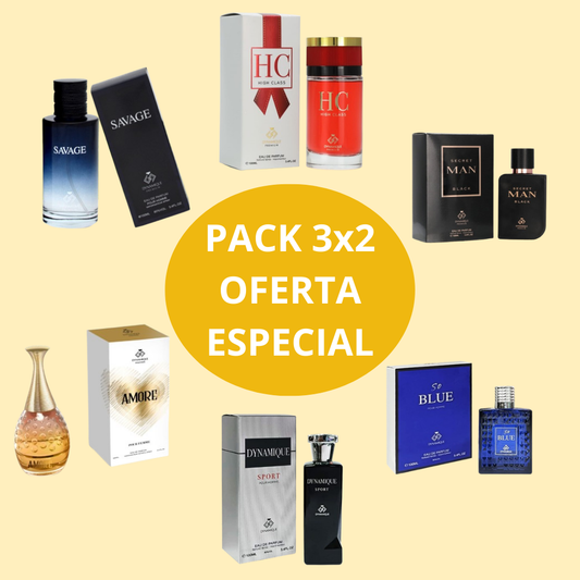 PACK 3x2 OFERTA ESPECIAL combina perfumes